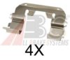 OJD 1091767 Accessory Kit, disc brake pads